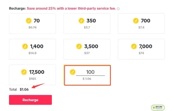 comprar monedas para tiktok
