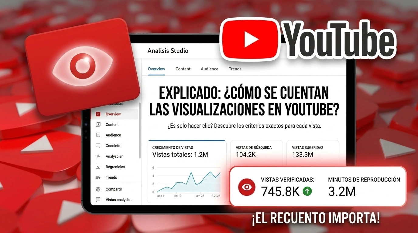 como se cuentan visualizaciones en youtube