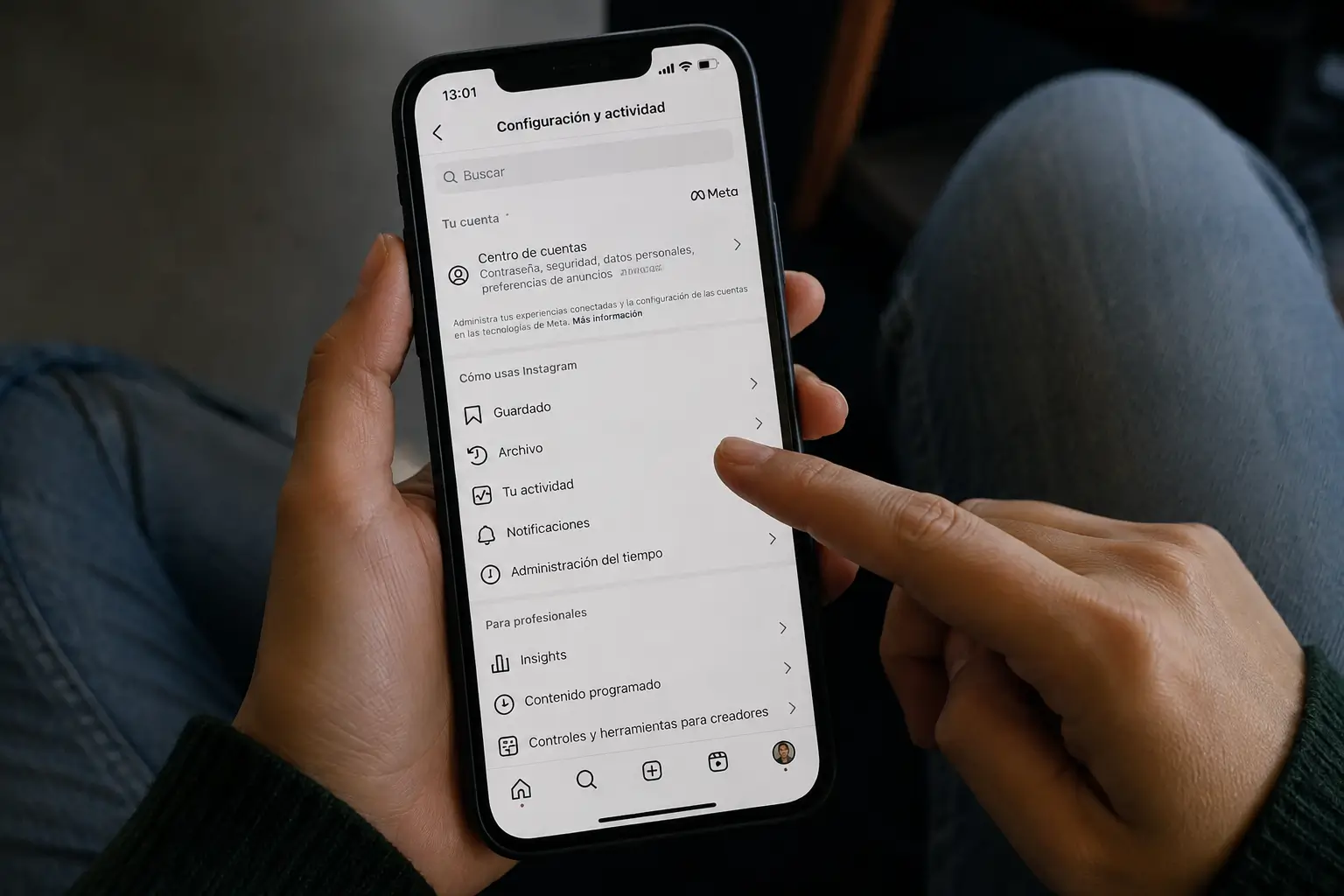 solicitar una copia de tus datos de instagram