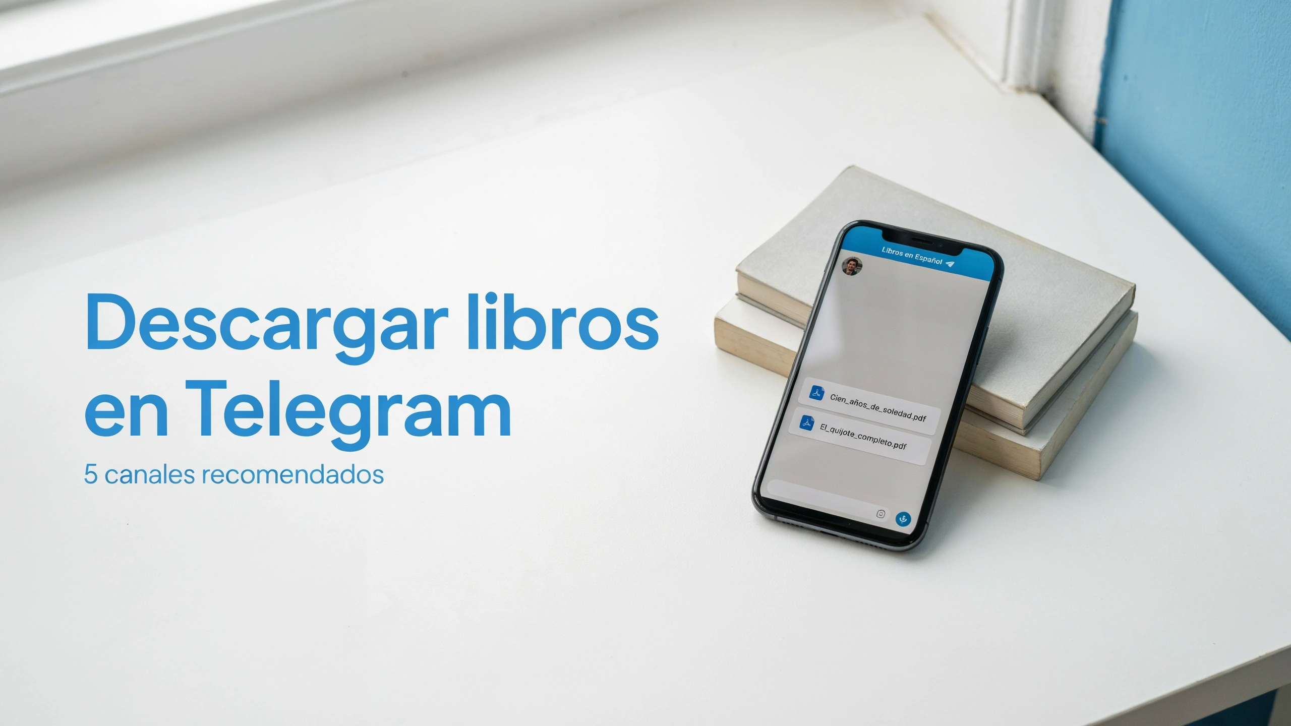 descargar libros telegram